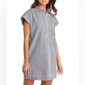 Vineyard Vines Blue and White Striped Mini Dress